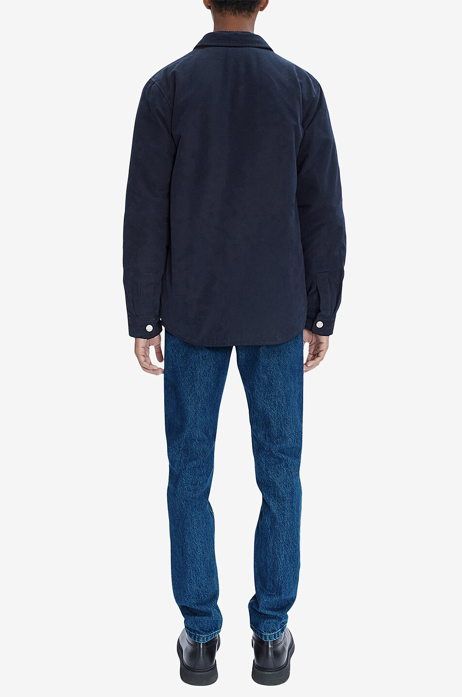 A.P.C. Gabardine-Hemdjacke Alex Herren DUNKELBLAU 4