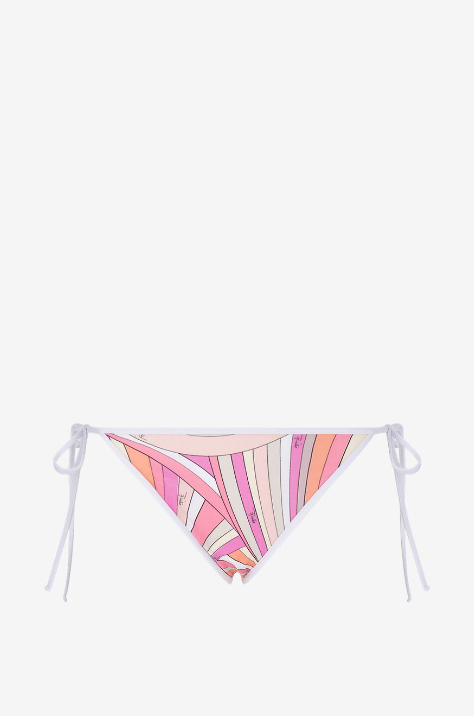 PUCCI Iride printed self-tie bikini bottom Women PINK 1
