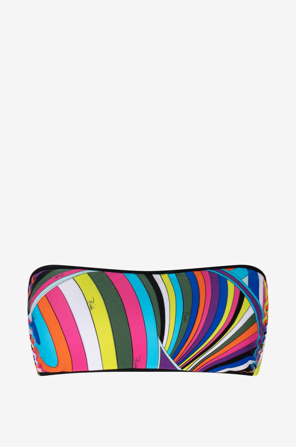 PUCCI Iride bandeau bikini top Women MULTI COLOURED 2 1