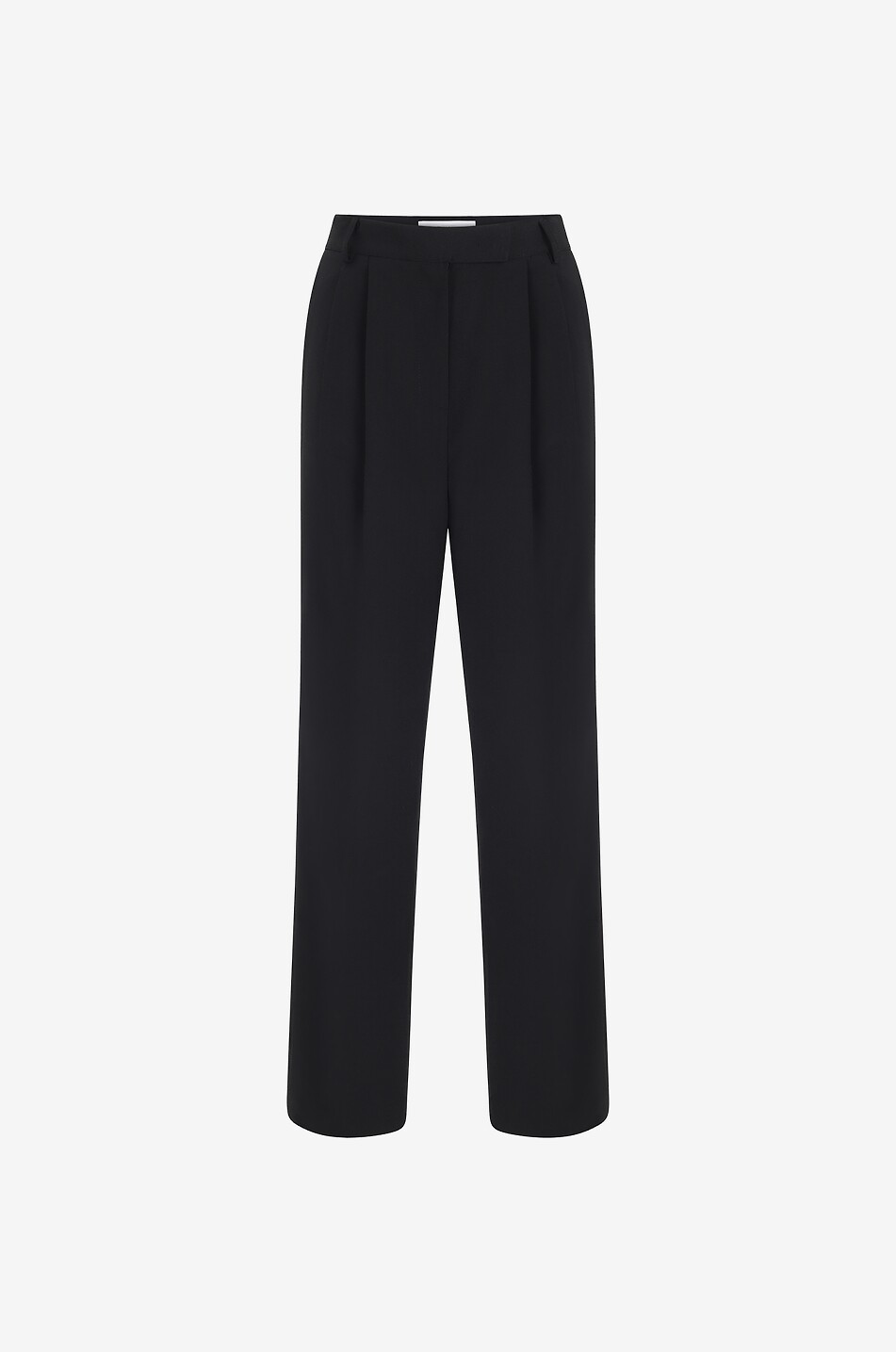 THE FRANKIE SHOP Verkürzte gerade Bundfaltenhose mit hohem Bund Bea Damen SCHWARZ 1