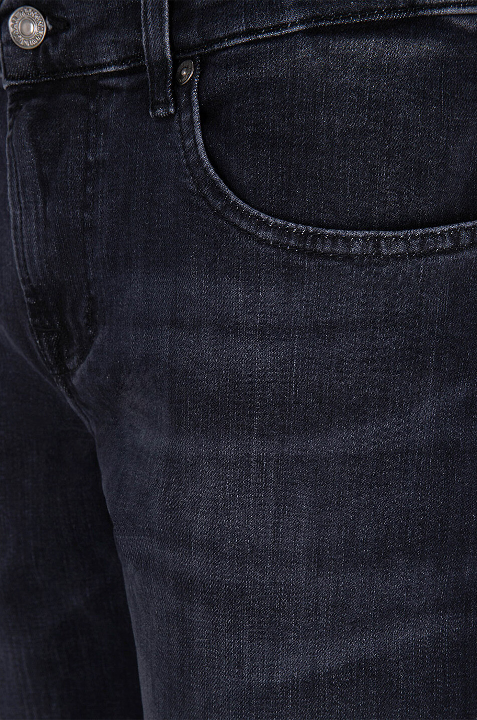 7 FOR ALL MANKIND Slimmy Tapered Stretch Tek Idealist cotton slim fit jeans Men BLACK 3
