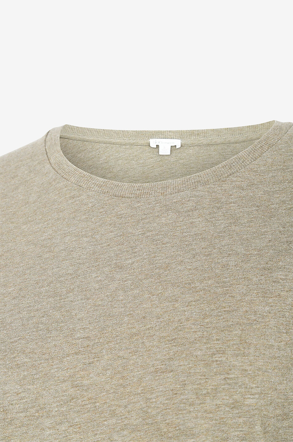 SKIN Carla organic Pima cotton short-sleeved T-shirt Women KHAKI 3