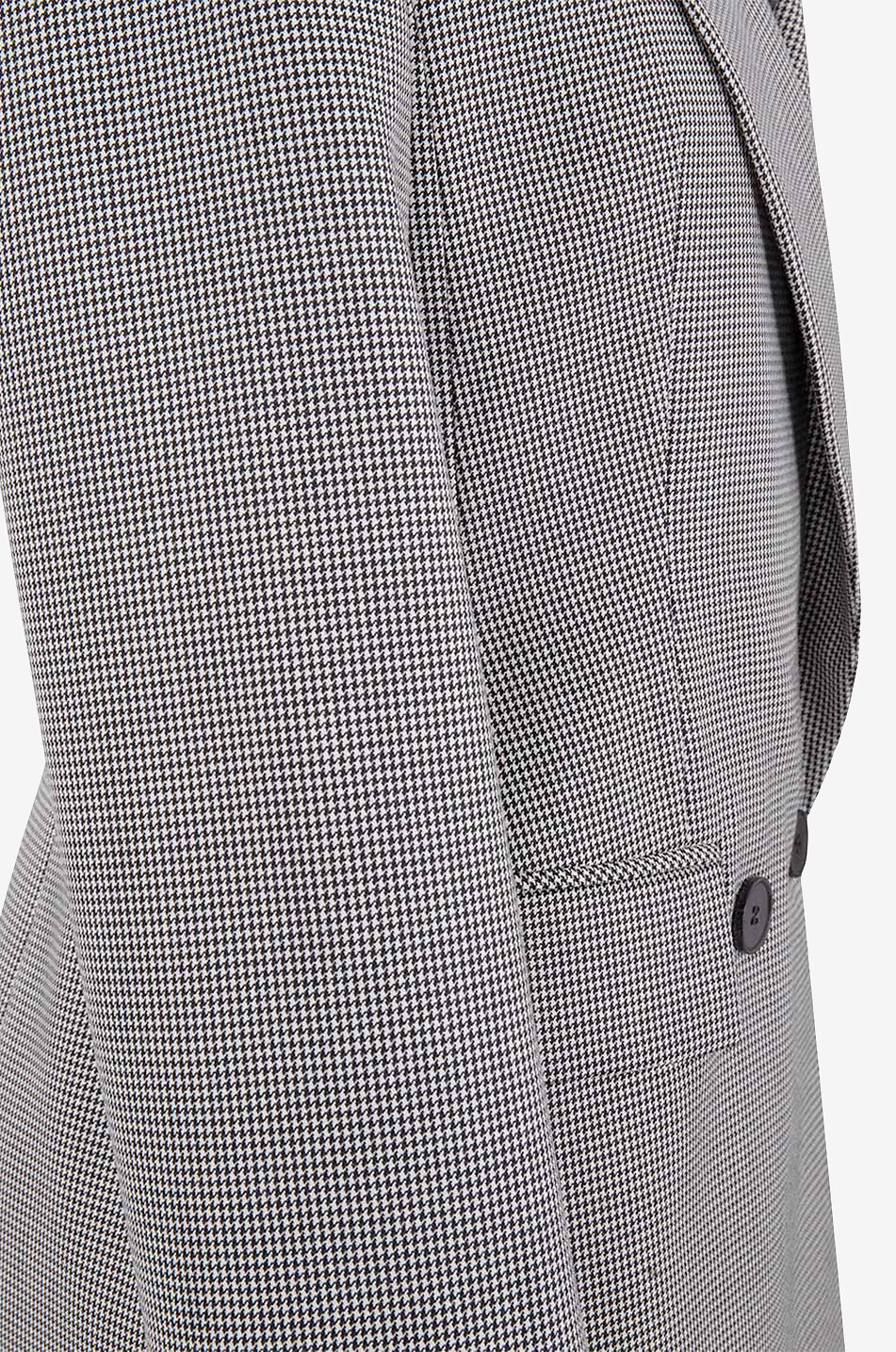 Blazer à boutonnage double motif pied-de-poule