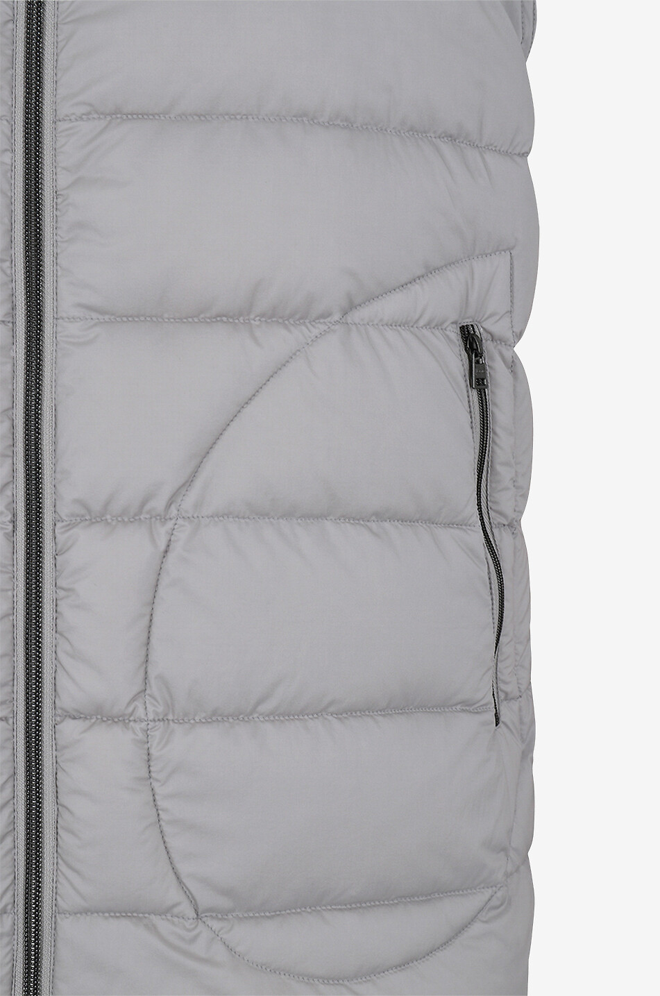 HERNO Daunengefüllte Steppweste Il Gilet Herren GRAU 5