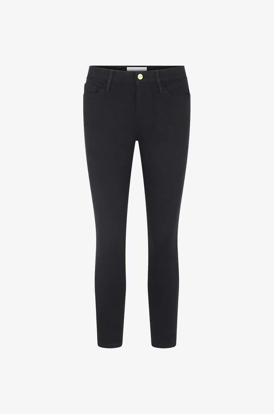 FRAME Le Color Crop cotton skinny jeans Women BLACK 1
