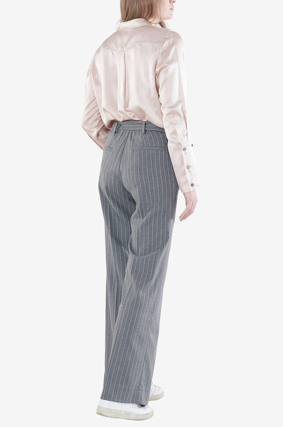 Pantalon large rayé Maike