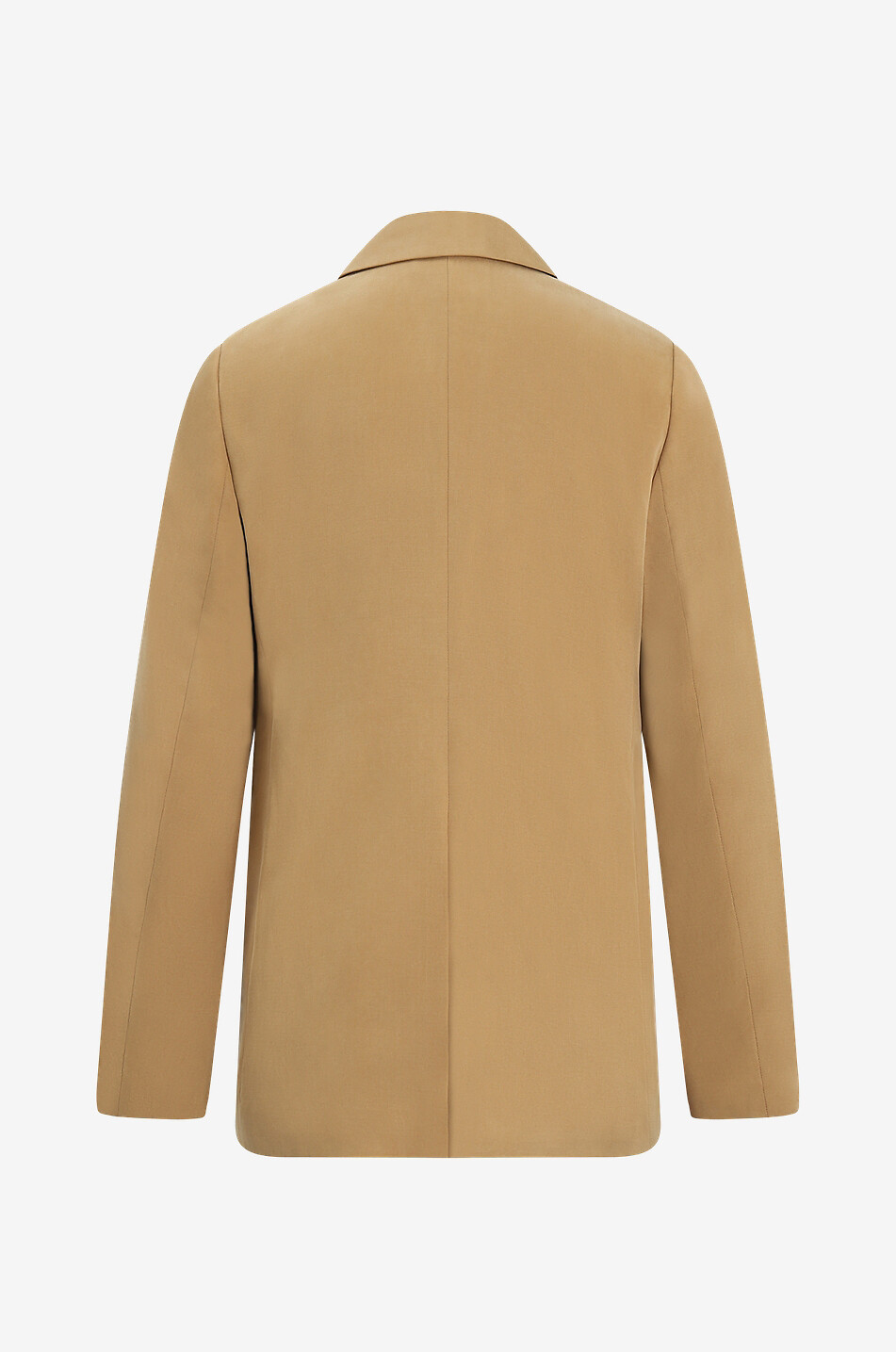 VINCE Blazer croisé en crêpe Femme CAMEL 2