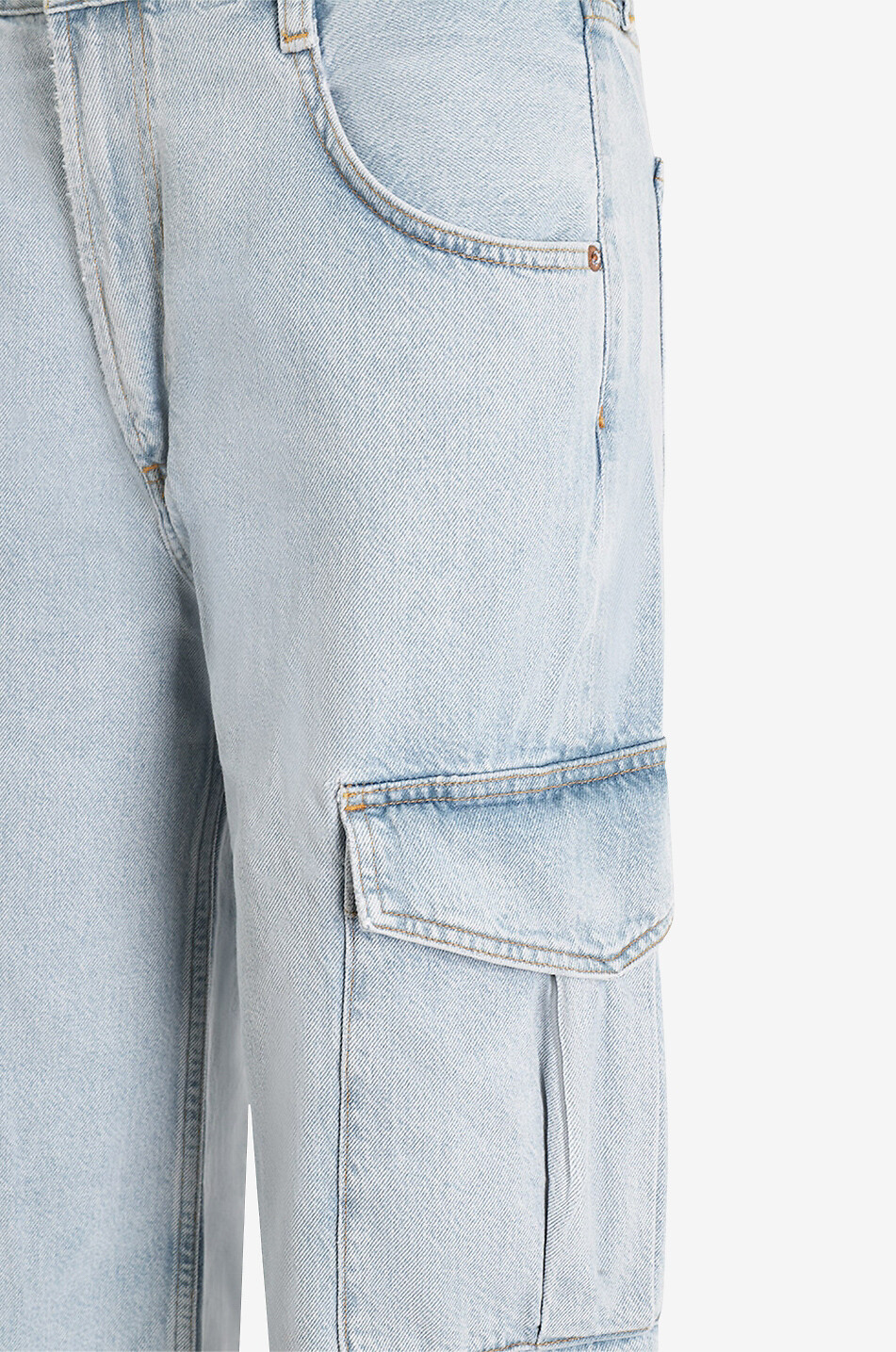 Cargo-Jeans mit weitem Bein aus Biobaumwolle Minka Cargo