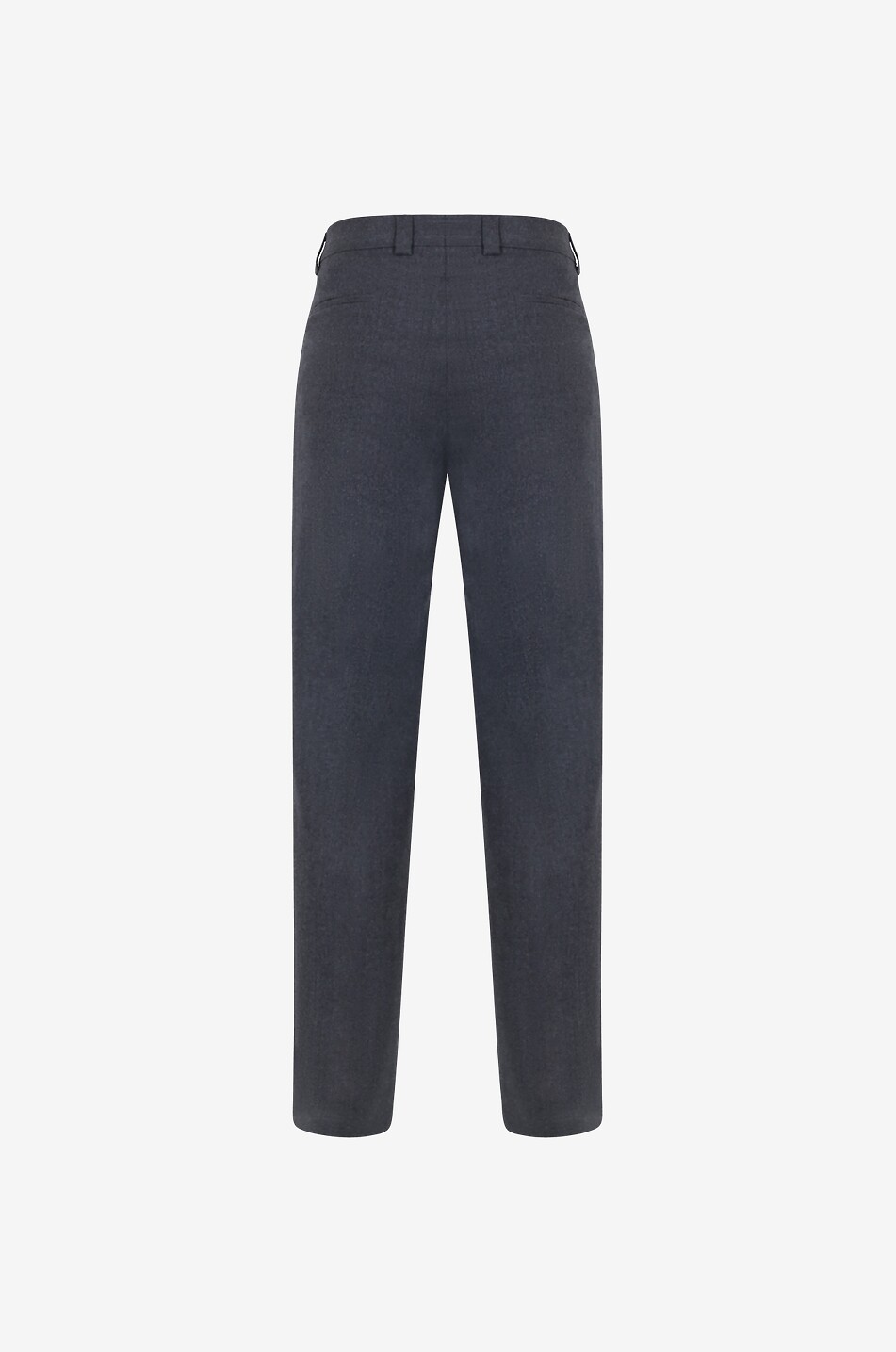 BRUNELLO CUCINELLI Pantalon à pinces en flanelle Leisure Fit Homme GRIS MOYEN 2