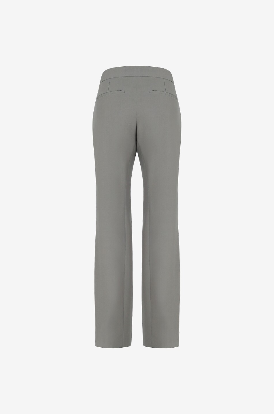 Woll-Gabardine-Hose mit weitem Bein Sharp