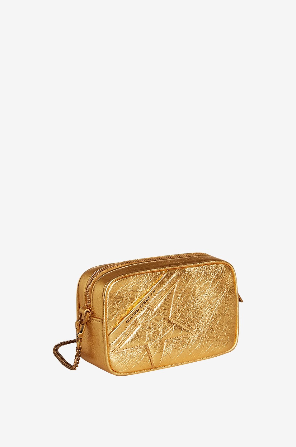 GOLDEN GOOSE Metallic-Schultertasche Mini Star Damen GOLDEN 2