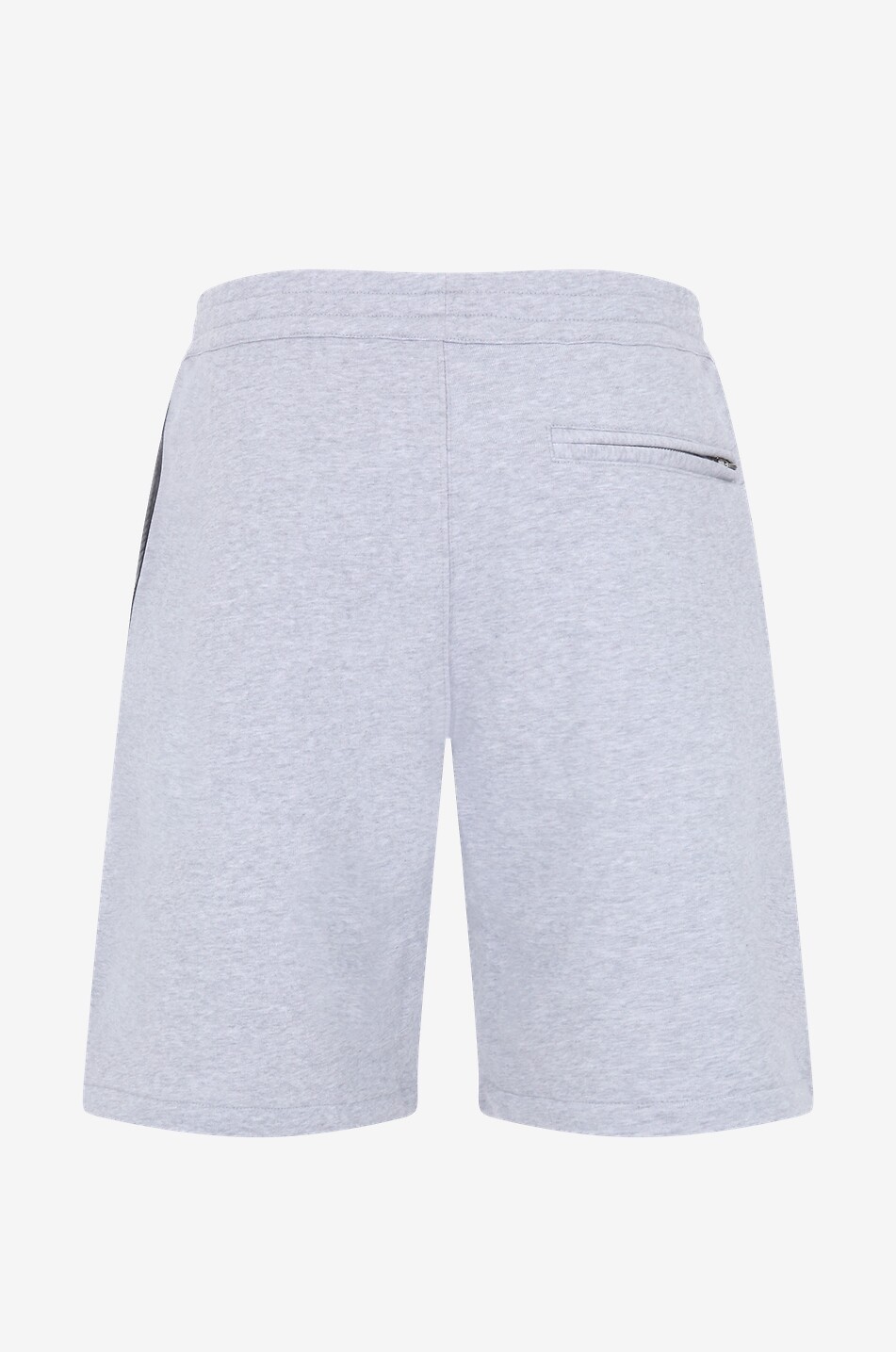 ALEXANDER McQUEEN Short chiné en molleton Selvedge Tape Homme Incolore 2