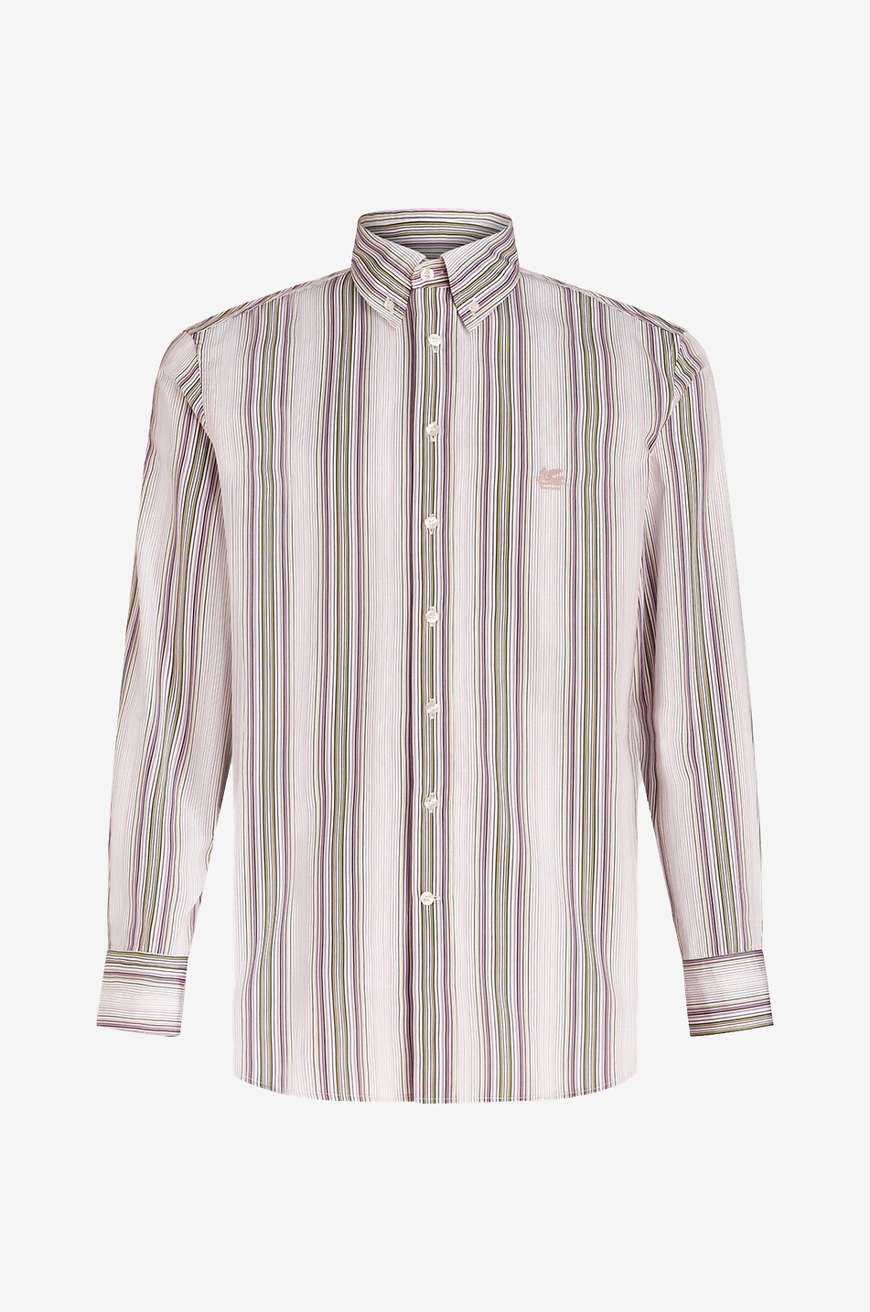 ETRO Langarmhemd mit Streifenmotiv Herren MITTELROSA 1