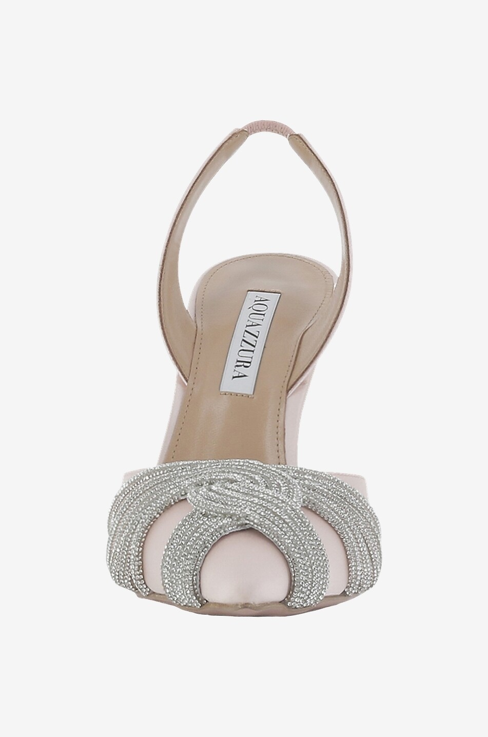 Escarpins à bride arière en satin Gatsby 105