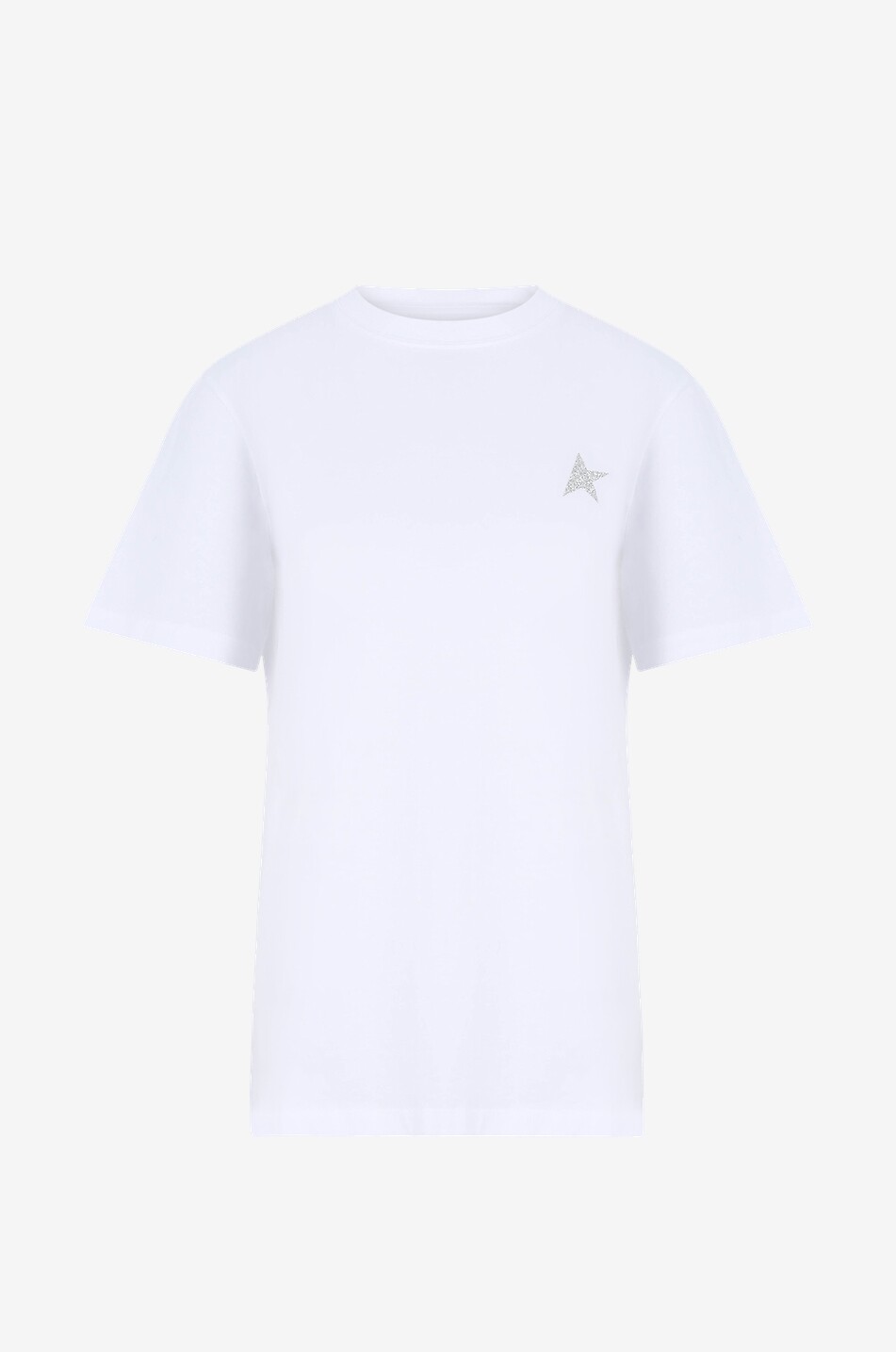 Jersey-T-Shirt mit Glitter-Stern Star