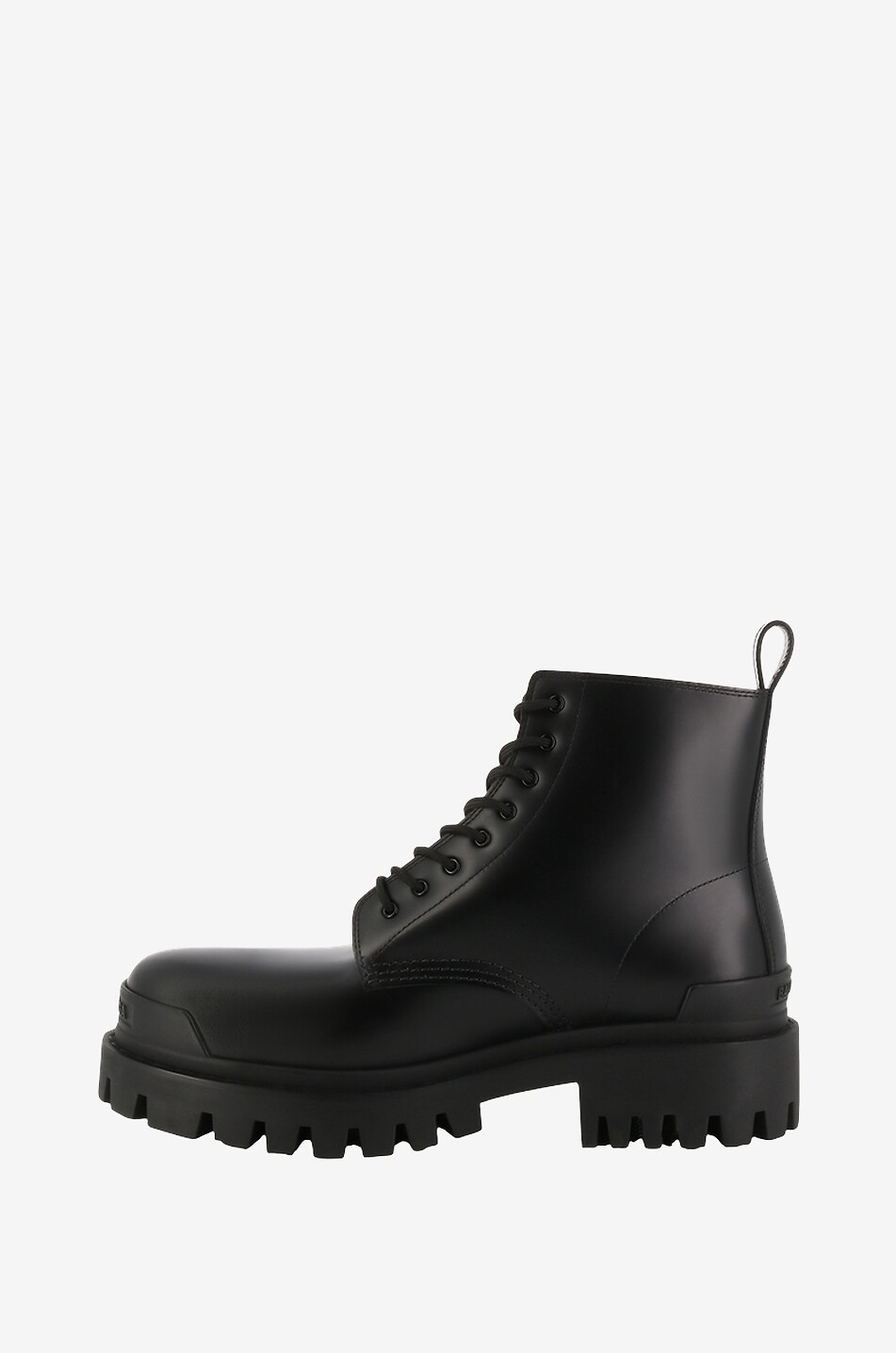 BALENCIAGA Bottines à lacets brillantes Strike 20 Homme NOIR 3