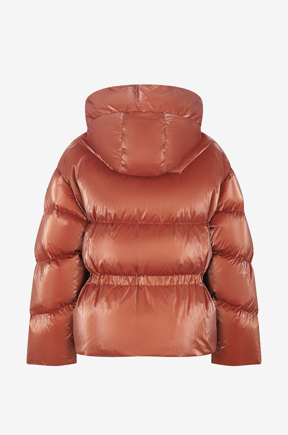 Doudoune courte en nylon metallise a capuche Frele MONCLER Bongenie