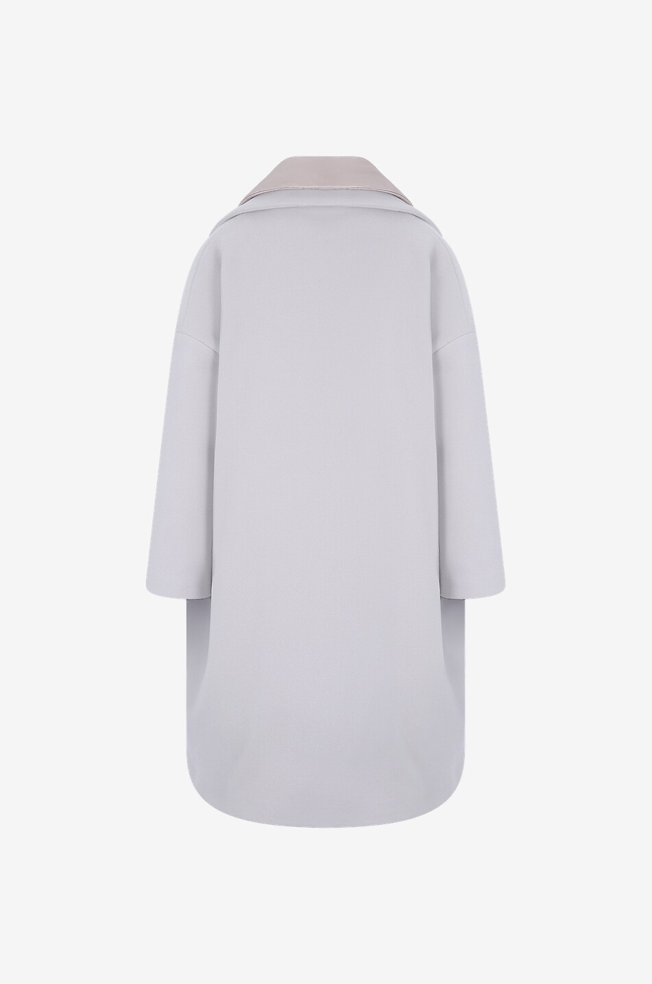 HERNO Manteau long en laine et nylon Resort Double & Ultralight Femme BEIGE 2