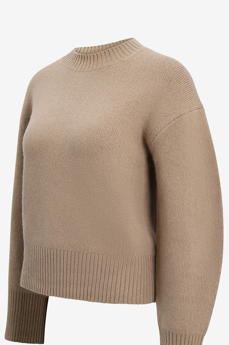 Langärmeliger Pullover mit Rundhalsausschnitt
