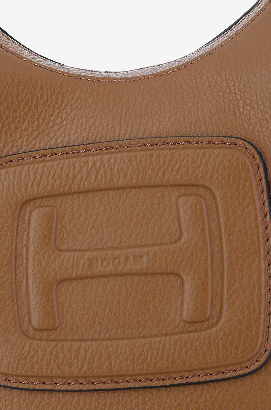 HOGAN Genarbte Hobo-Tasche Hogan-H Mini Damen COGNAC 5