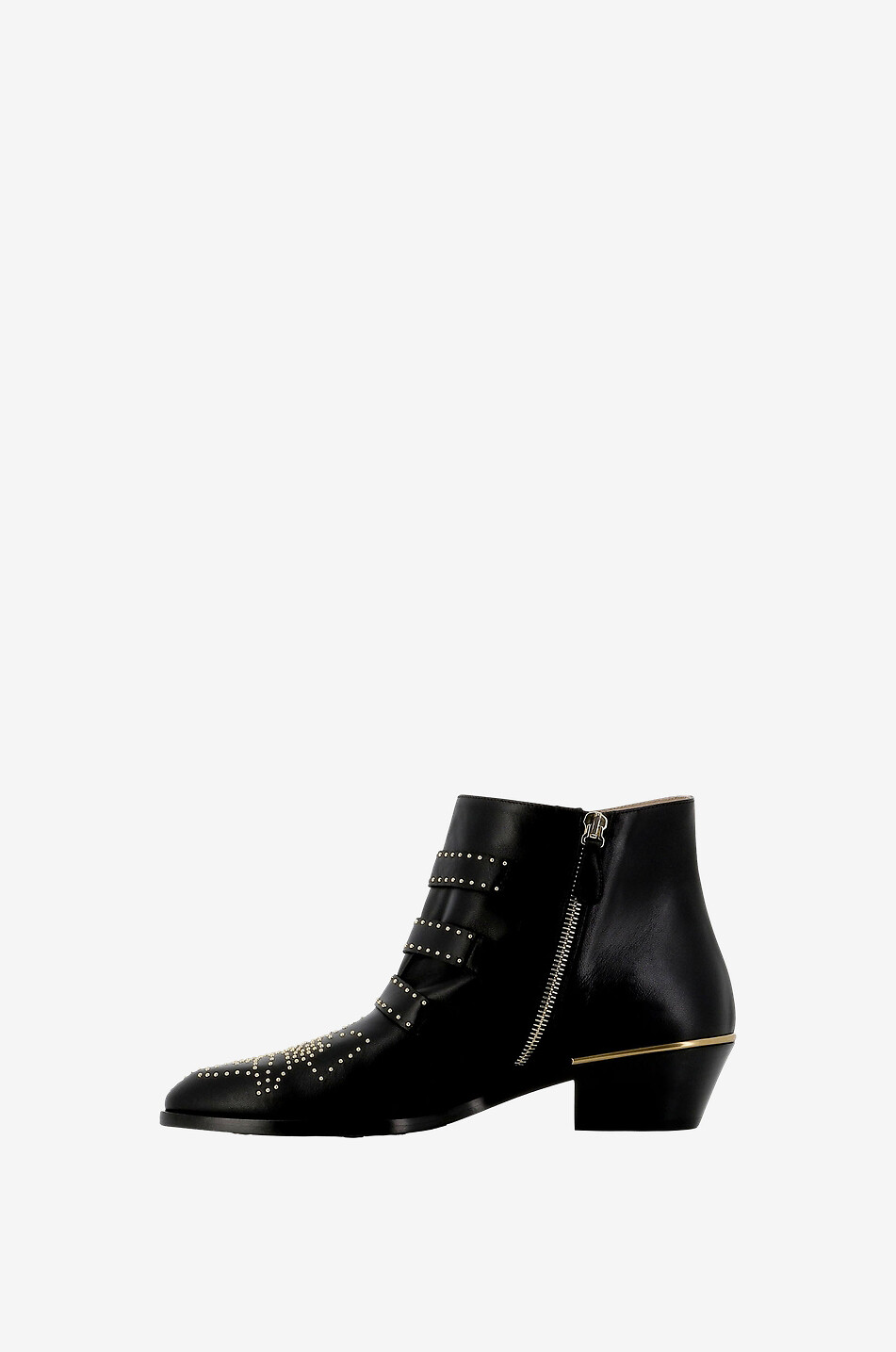 CHLOE Bottines en cuir de veau à clous Susanna 45 Femme NOIR 3