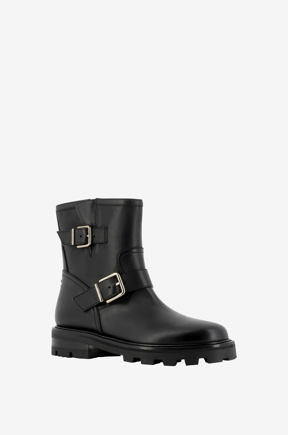 Youth II flat biker ankle boots