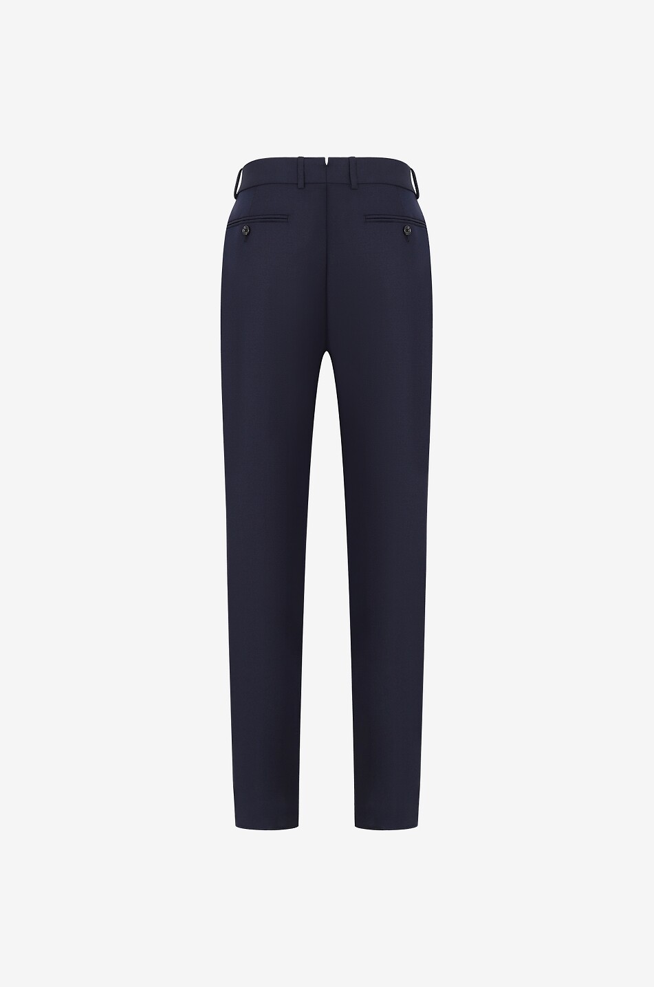 ALEXANDER McQUEEN Slim-Fit-Hose aus Wolle und Mohair Cigarette Herren BLAU 2