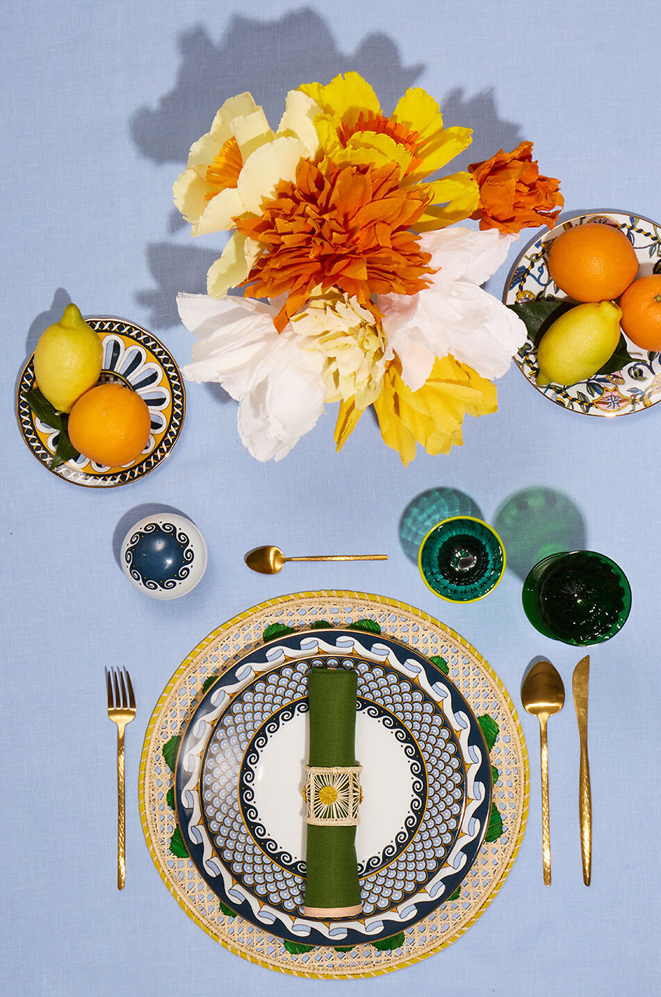 LA DOUBLEJ Salière ronde en porcelaine Salino Odysseus Maison MULTICOLORE 5