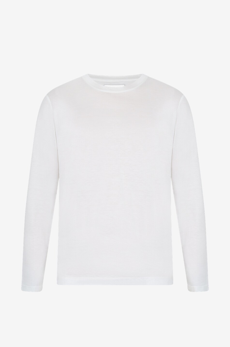 T-shirt à manches longues en soie et coton James