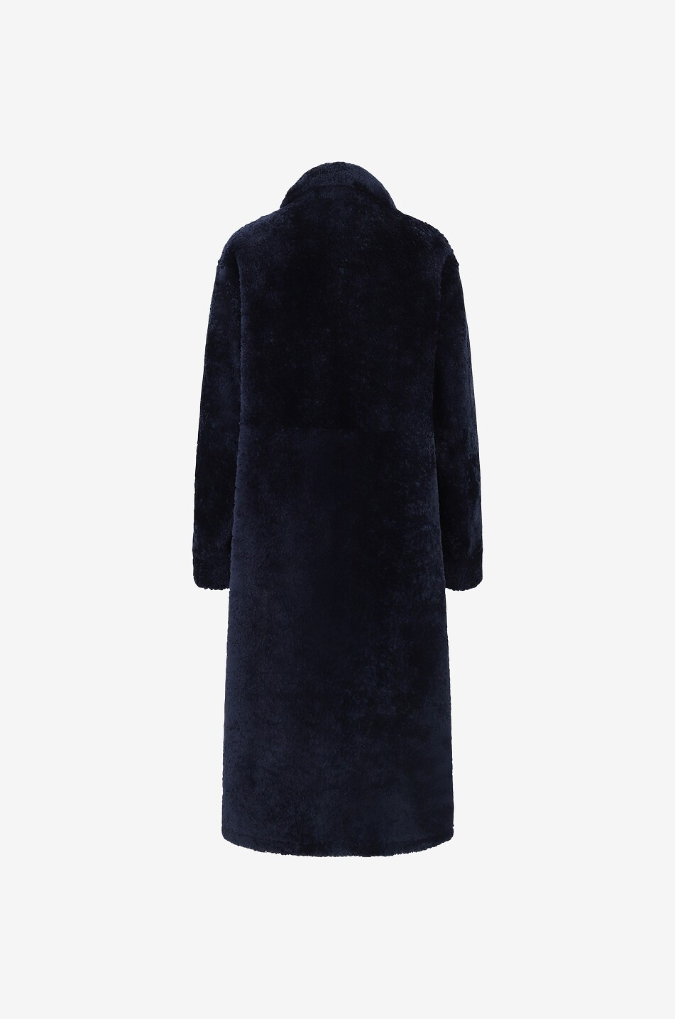 Manteau mouton bleu sale