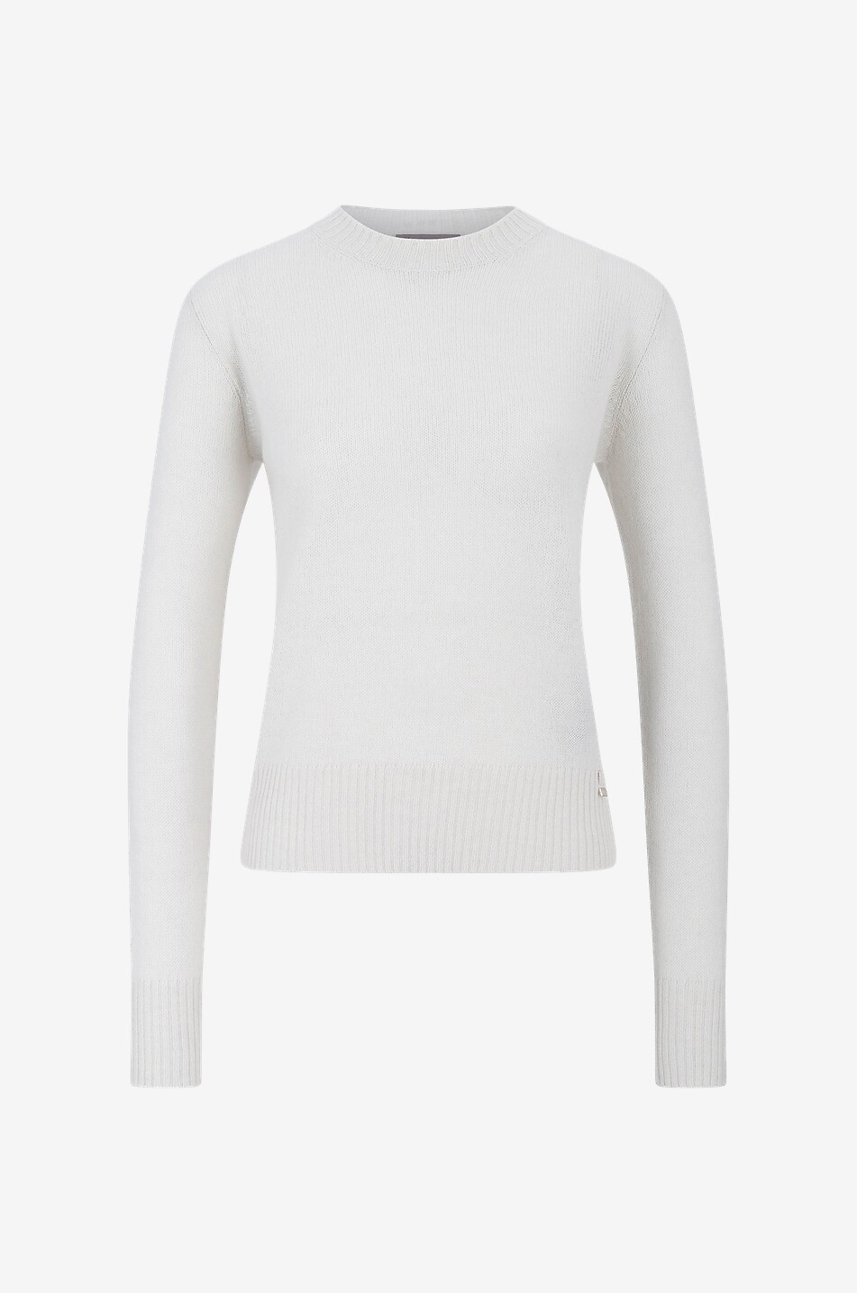 HERNO Resort cashmere round neck jumper Women EGGSHELL 1