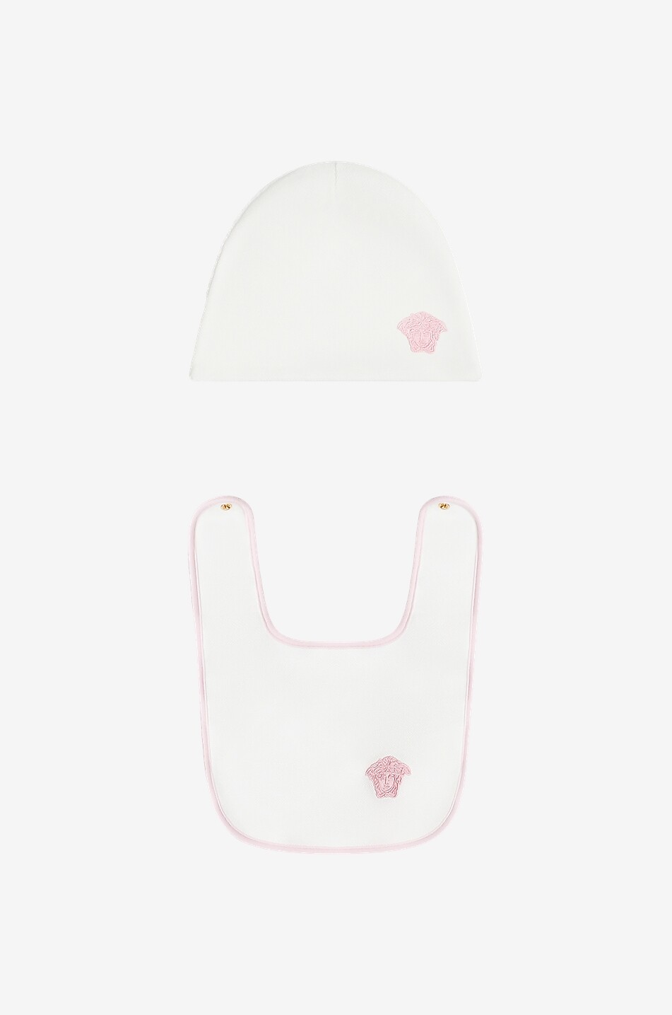 Medusa 3-piece cotton piqué baby set