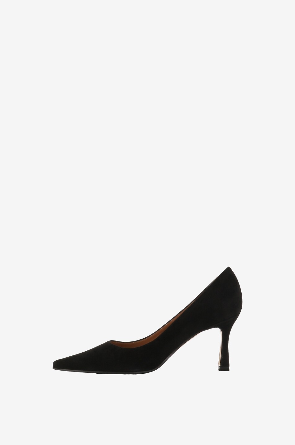 BONGENIE Kate 80 pointy-toe suede pumps Women BLACK 3