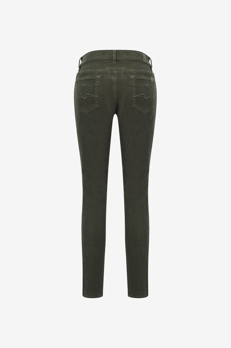 7 FOR ALL MANKIND Roxanne Slim Fit Corduroy cotton and modal slim fit jeans Women GREEN 2