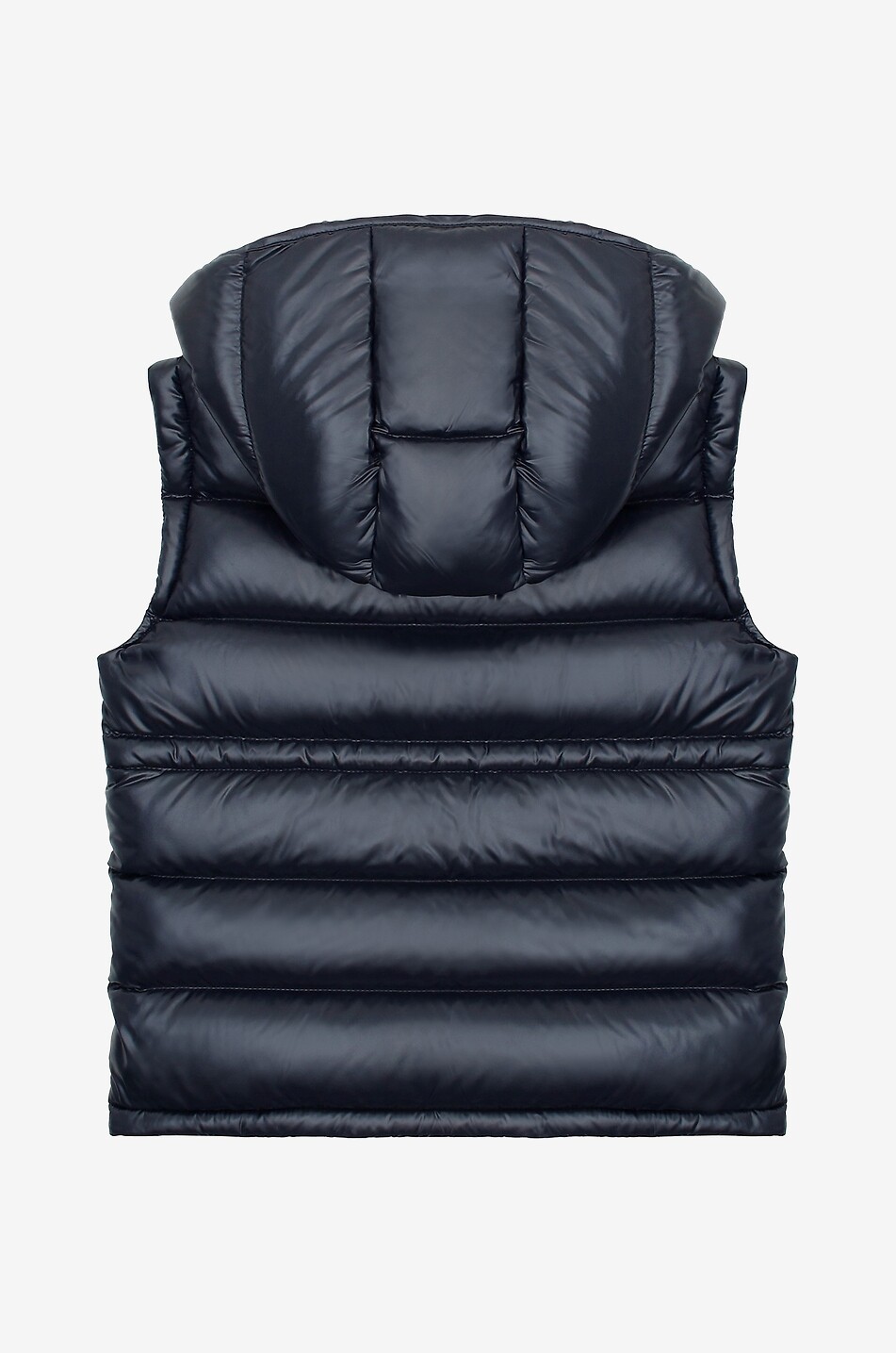 MONCLER Gilet en duvet à capuche fille Ania Fille BLEU FONCE 2