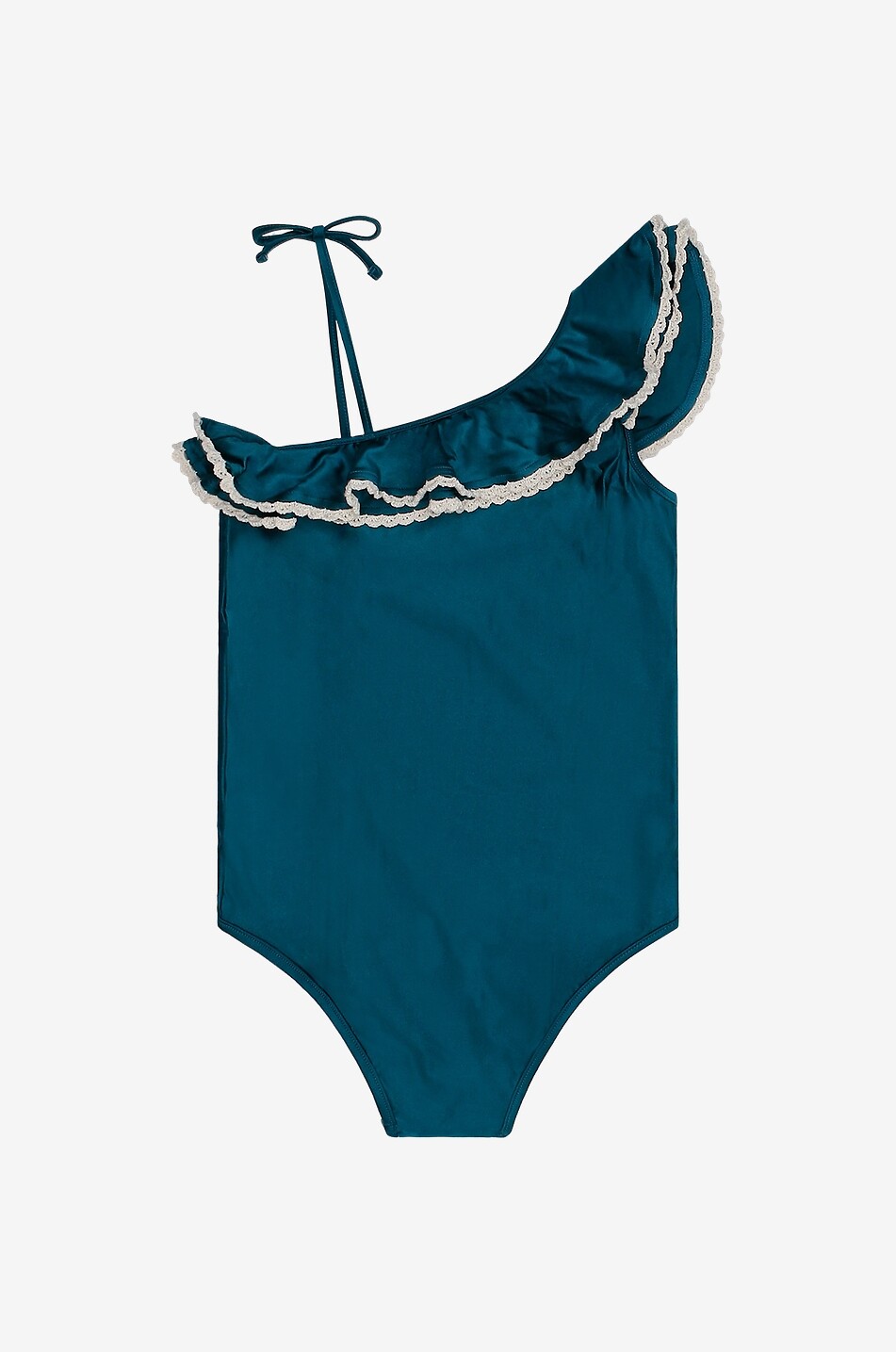 ZIMMERMANN Maillot de bain asymétrique fille Ginger Trim Frill Fille BLEU 2