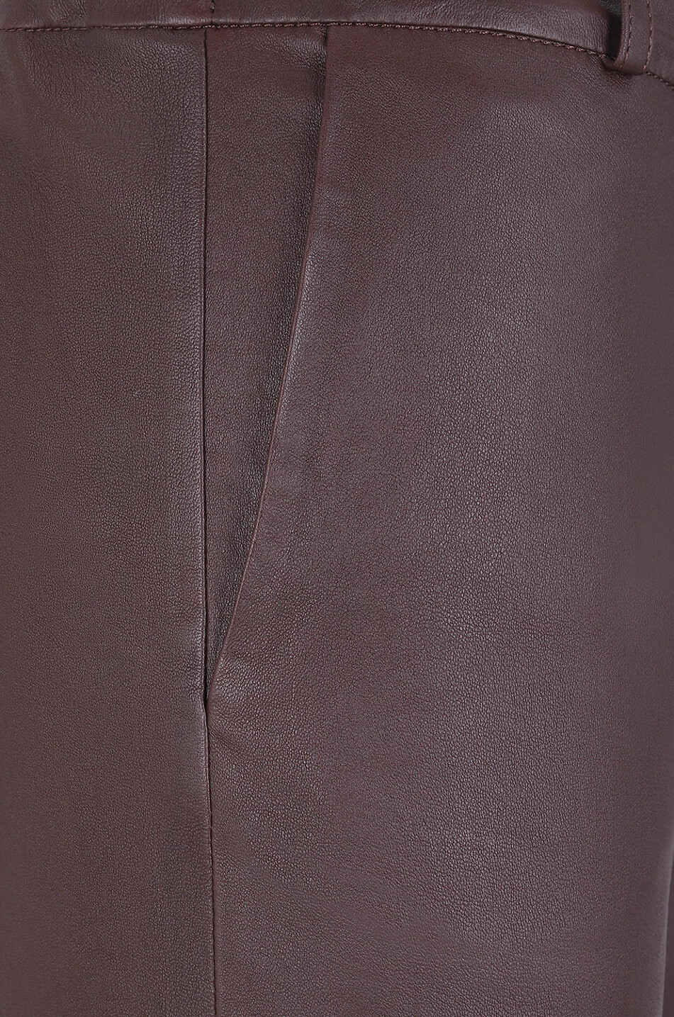 Slim-Fit-Hose aus Leder Jen