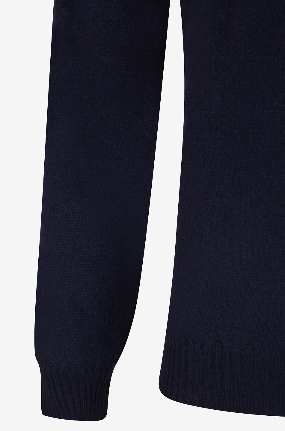 FEDELI Pull à col rond en cachemire Argentina Persia Homme BLEU FONCE 3