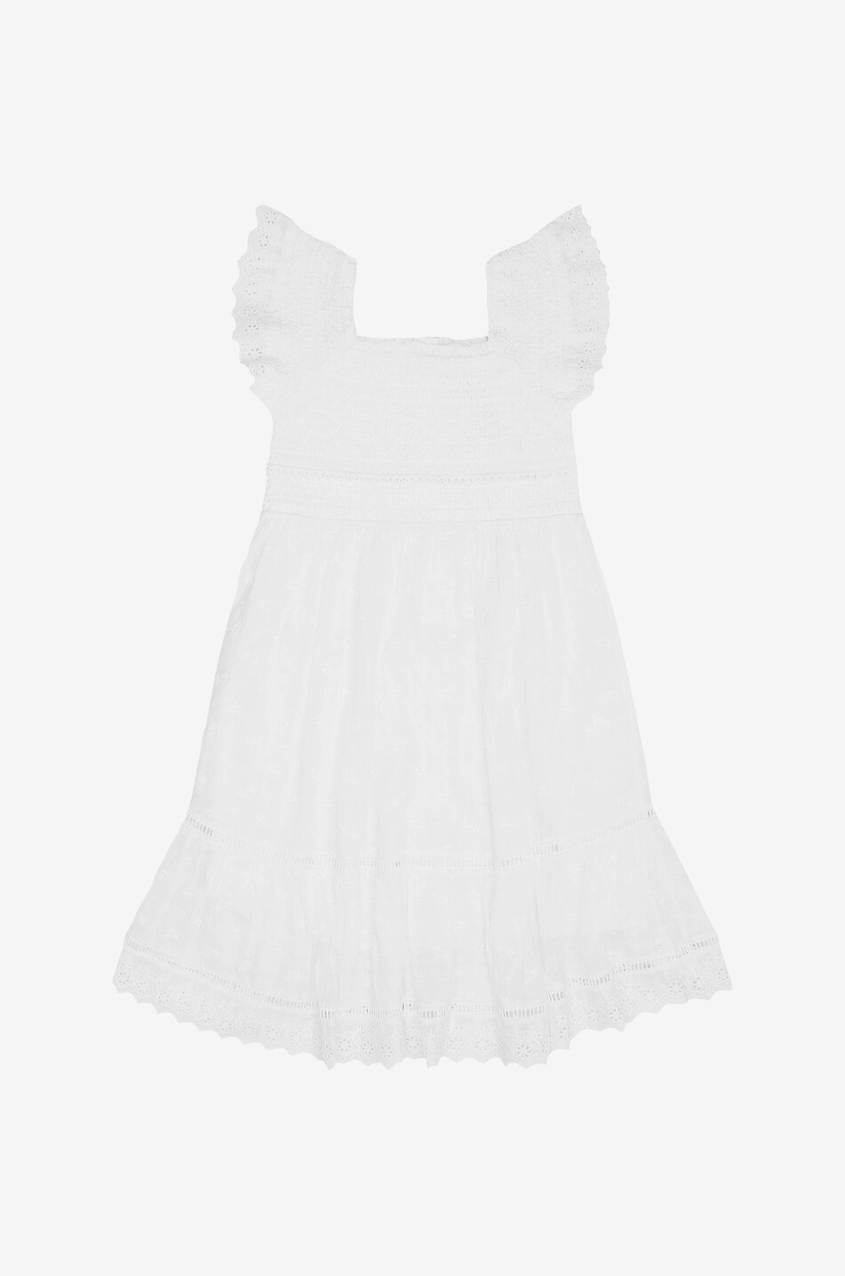 Olga girls' cotton short-sleeved dress