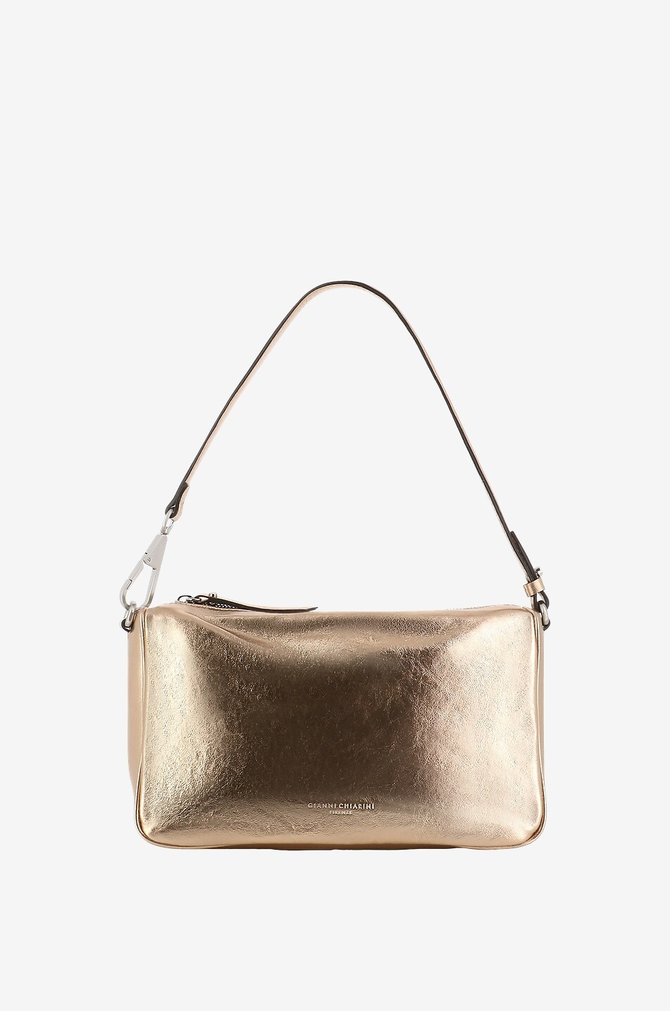 Handtasche aus Metallicleder Brooke