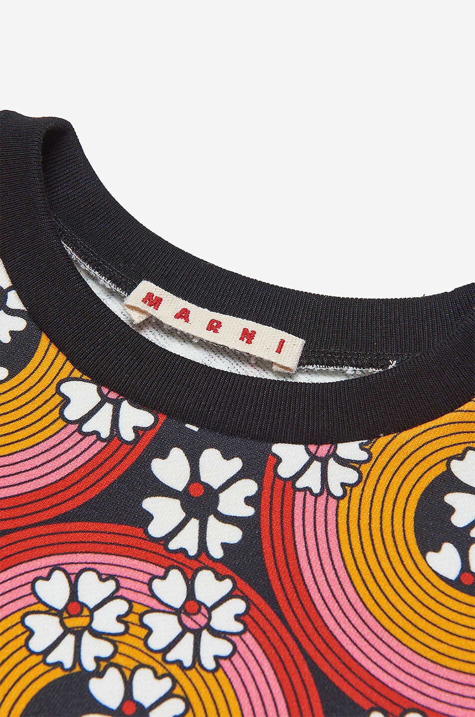 MARNI Sweat-shirt boxy fille Flowers & Circles Fille MULTICOLORE 3