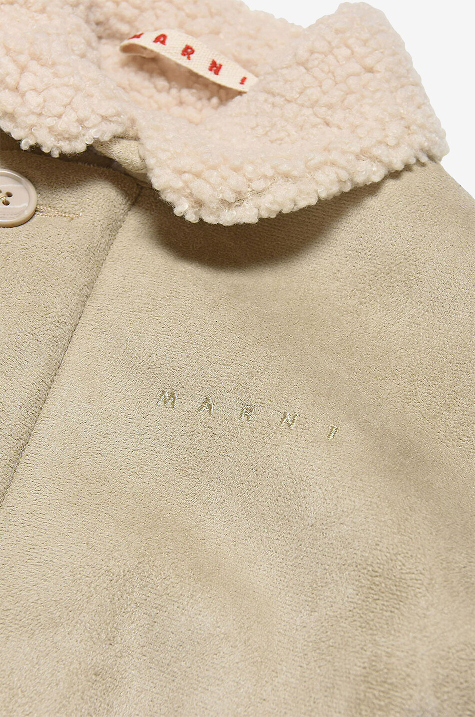 Mädchen-Jacke aus Kunstshearling