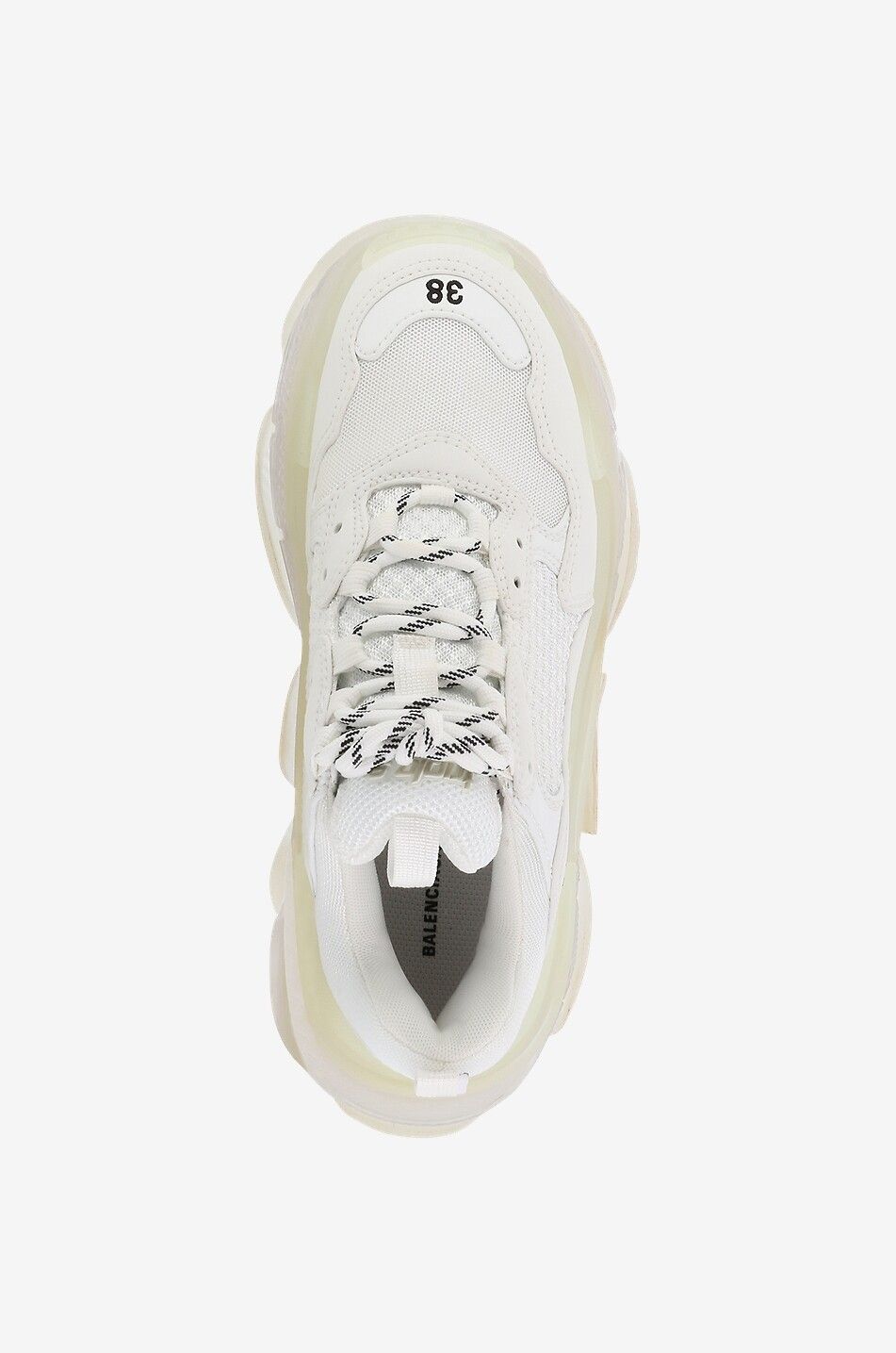 Triple S Clearsole low top mesh sneakers