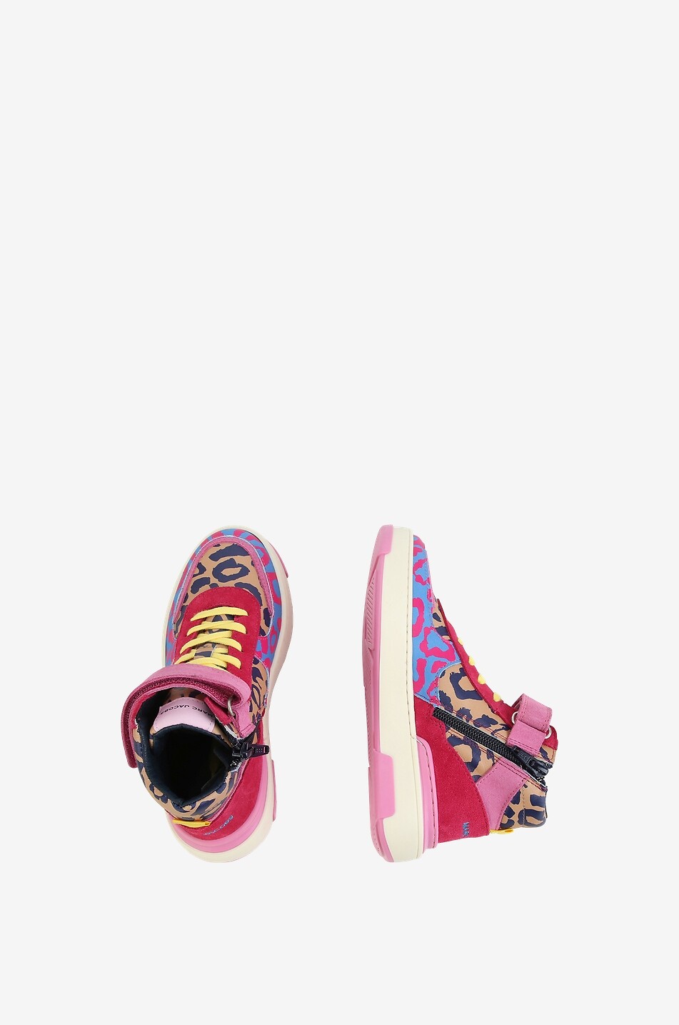 MARC JACOBS Leopard printed girls' high-top sneakers Girl MULTI COLOURED 3