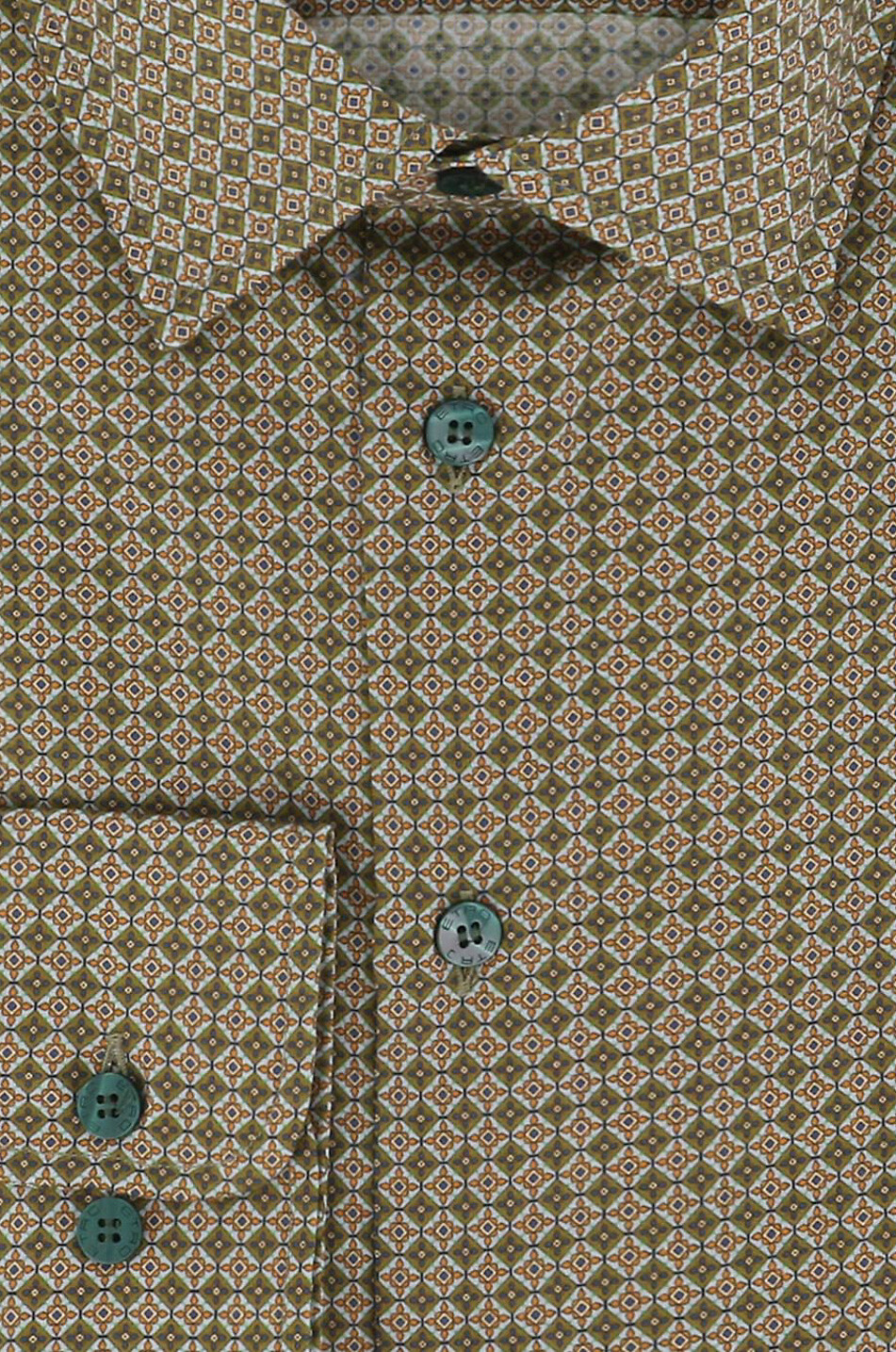 ETRO Chemise légère imprimée motifs cravate Homme VERT MOYEN 2