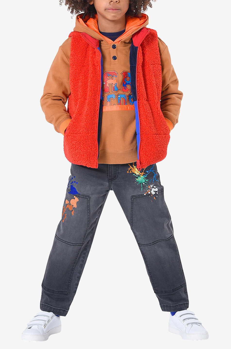 MARC JACOBS Ärmellose Jungen-Daunenjacke Colour Block Junge BUNT1 4