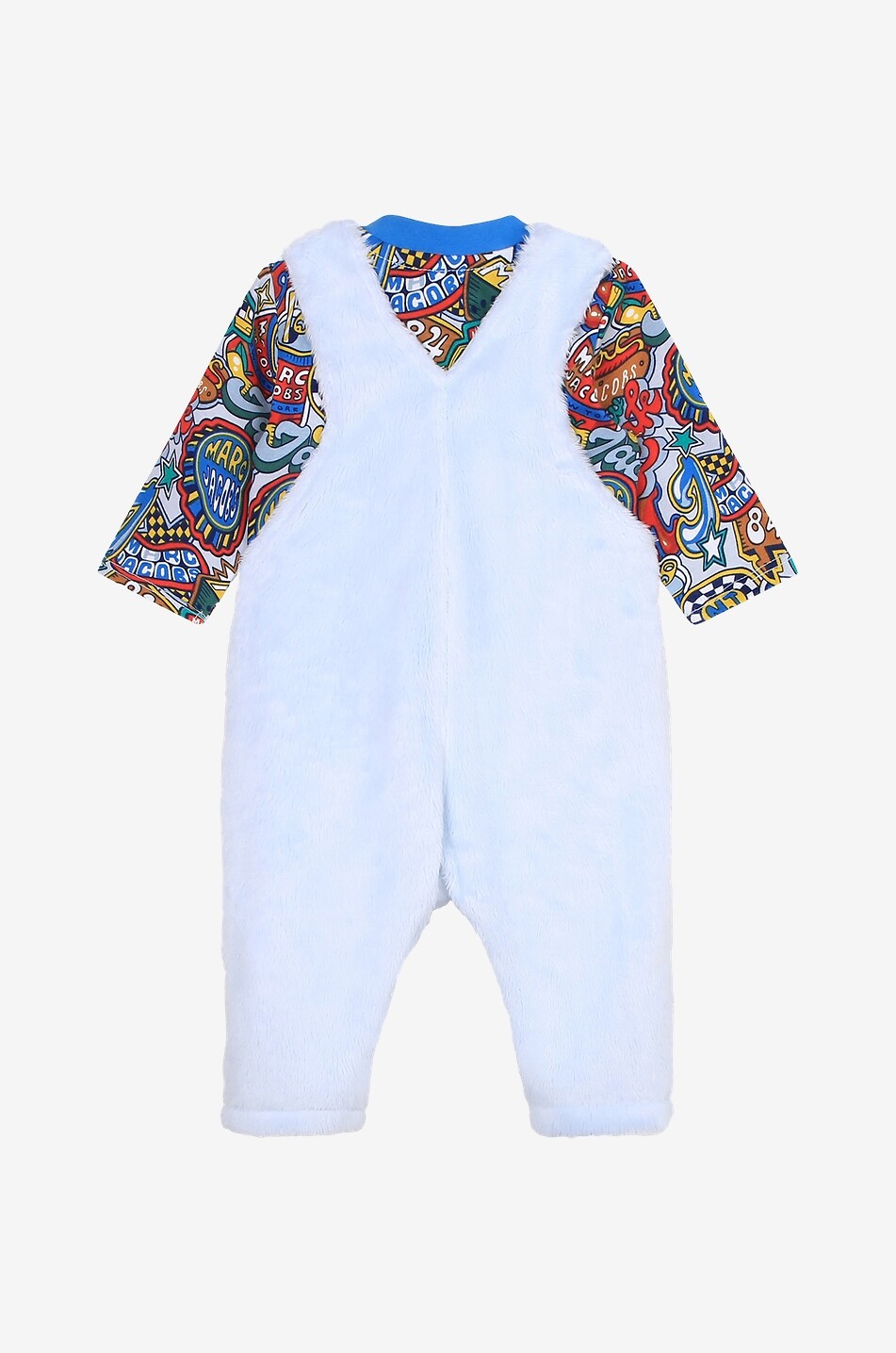 Cotton baby dungarees and T-shirt