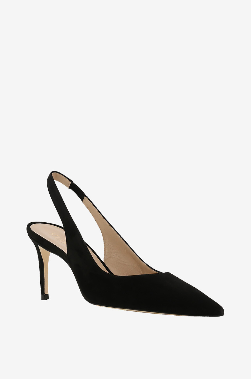 Escarpins à bride arrière en daim Stuart 75