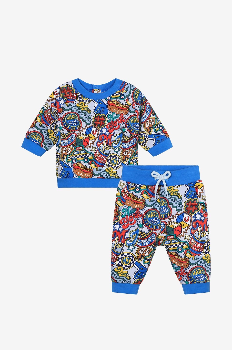 MARC JACOBS Printed baby jogging suit Baby BLUE 1