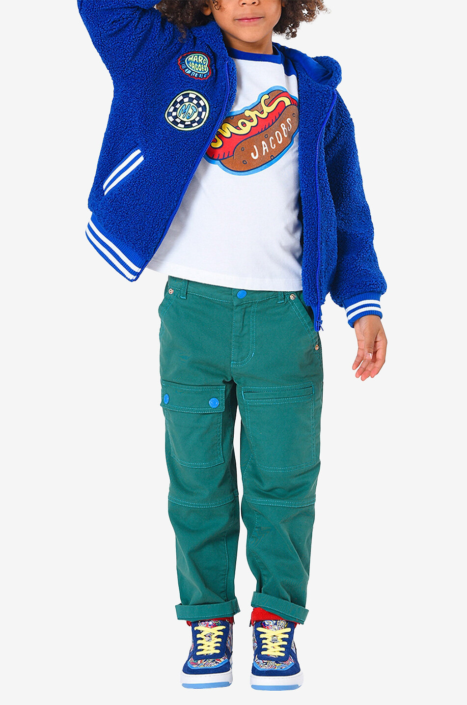 MARC JACOBS Pantalon cargo en coton garçon Garçon VERT FONCÉ 2